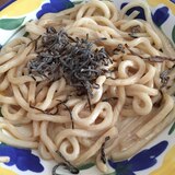 マヨ醤油塩昆布うどん